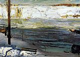 George Bellows Wall Art - Floating Ice